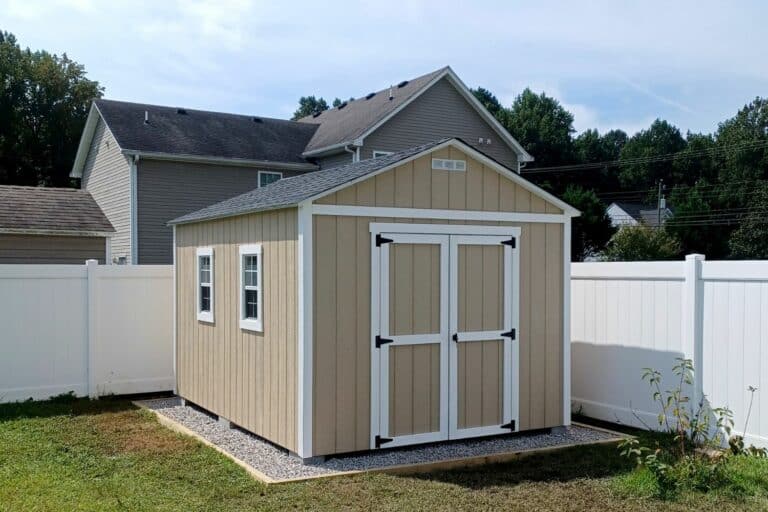 aframe custom built shed for sale in virginia and nc