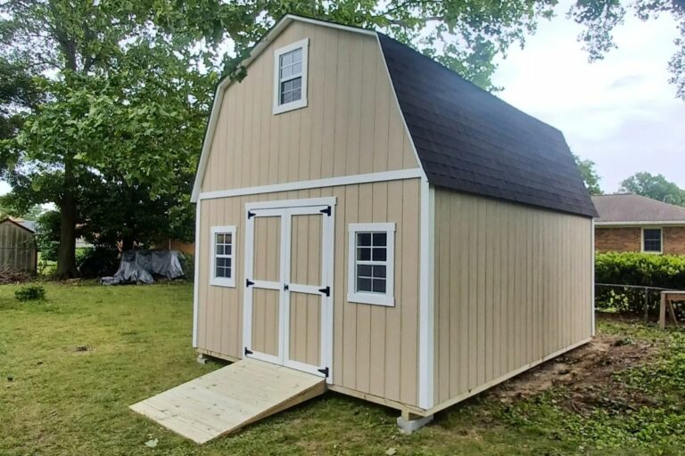 barn-style shed for sale in VA and NC