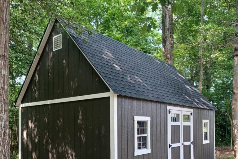 brown cape cod shed for sale in va