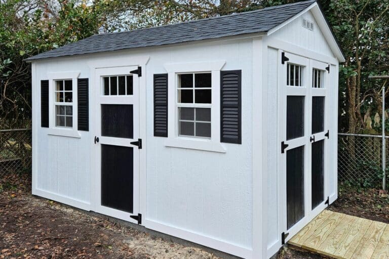 gable onsite shed builder in VA and OBX