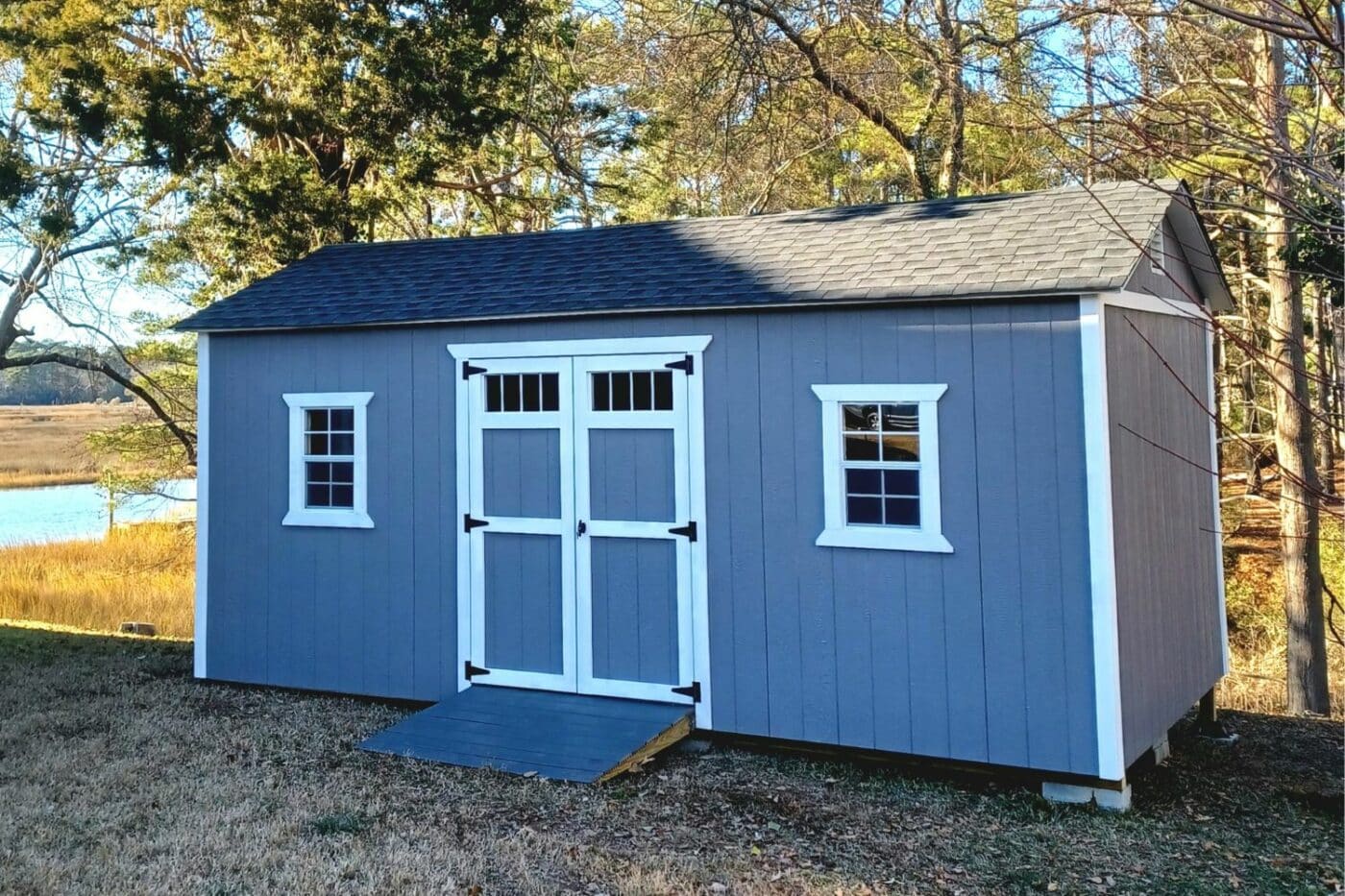 onsite gable shed builder in VA and OBX